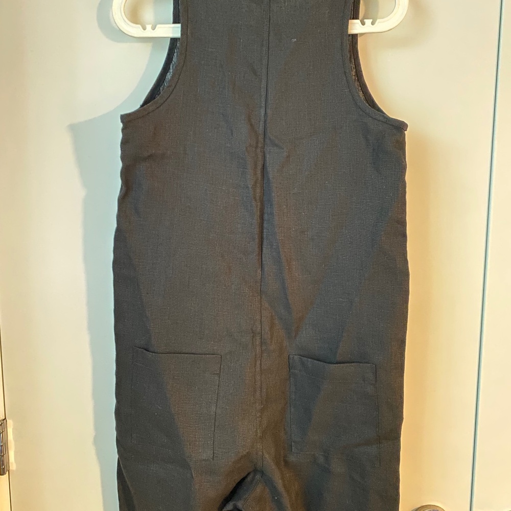 NWT Beaton Linen Pocket Jumpsuit in black XS - Picture 5 of 6
